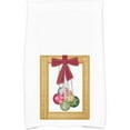 thumbnail image 1 of Holiday Essence Frame It Up Geometric Print Kitchen Towel, 1 of 2