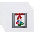 thumbnail image 1 of Holiday Essence Frame It Up Geometric Print Placemat, 1 of 2