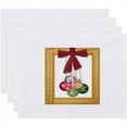 thumbnail image 1 of Holiday Essence Frame It Up Geometric Print Placemats, Set of 4, 1 of 2
