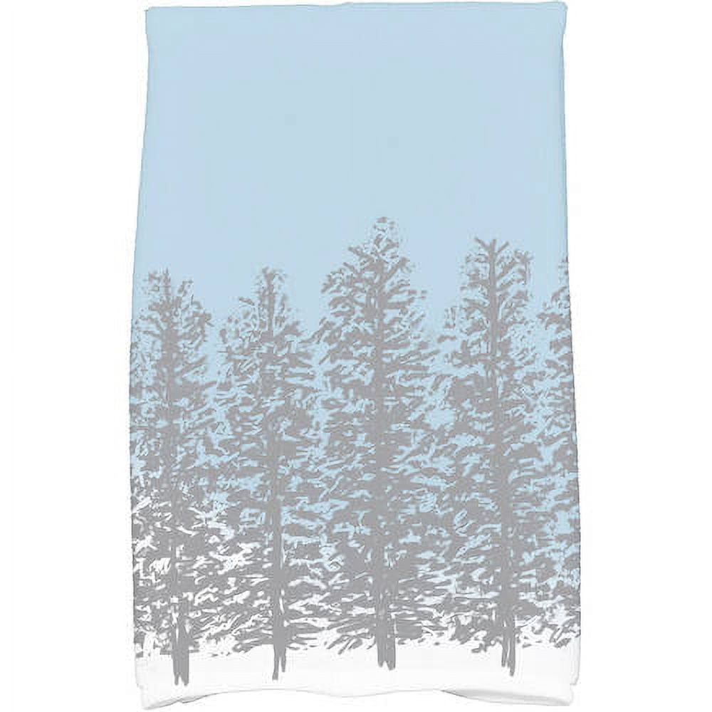 Holiday Essence Hidden Forrest Floral Print Kitchen Towel