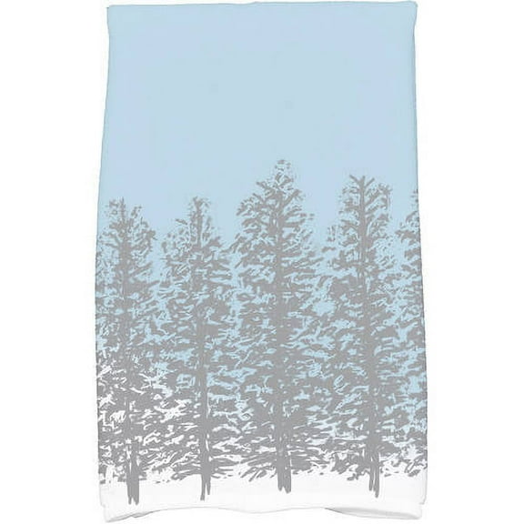 Holiday Essence Hidden Forrest Floral Print Kitchen Towel