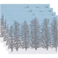 thumbnail image 1 of Holiday Essence Hidden Forrest Floral Print Placemat, 1 of 2
