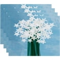 thumbnail image 1 of Holiday Essence Paperwhites Floral Print Placemat, 1 of 2