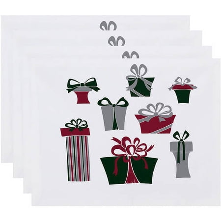 Holiday Essence Present Time Geometric Print Placemat