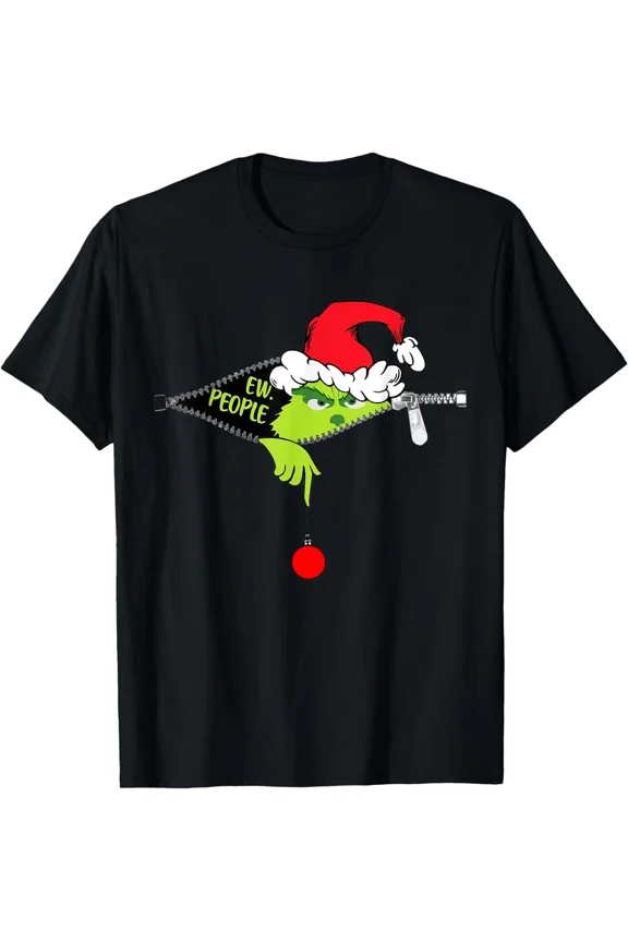 Holiday Ew People Festive Retro Winter Season Funny Kids Adults Humor Unisex T-Shirt, up to size 5XL