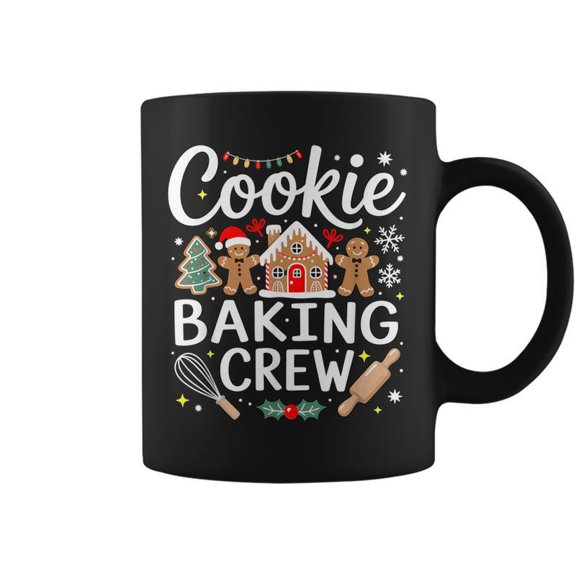 Holiday Family Cookie Baking Crew Party In Moms Kitchen Coffee Mugs