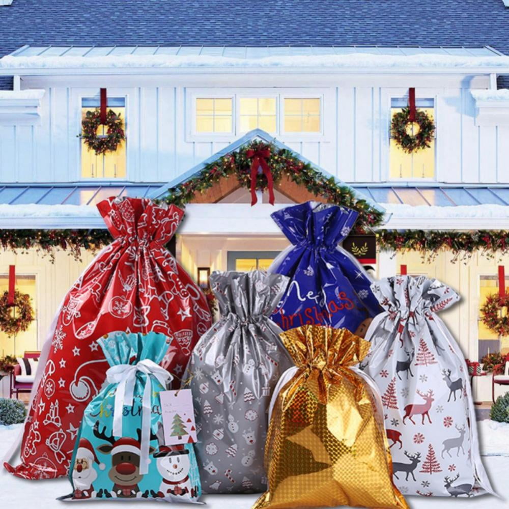 Mylar christmas gift bags sale