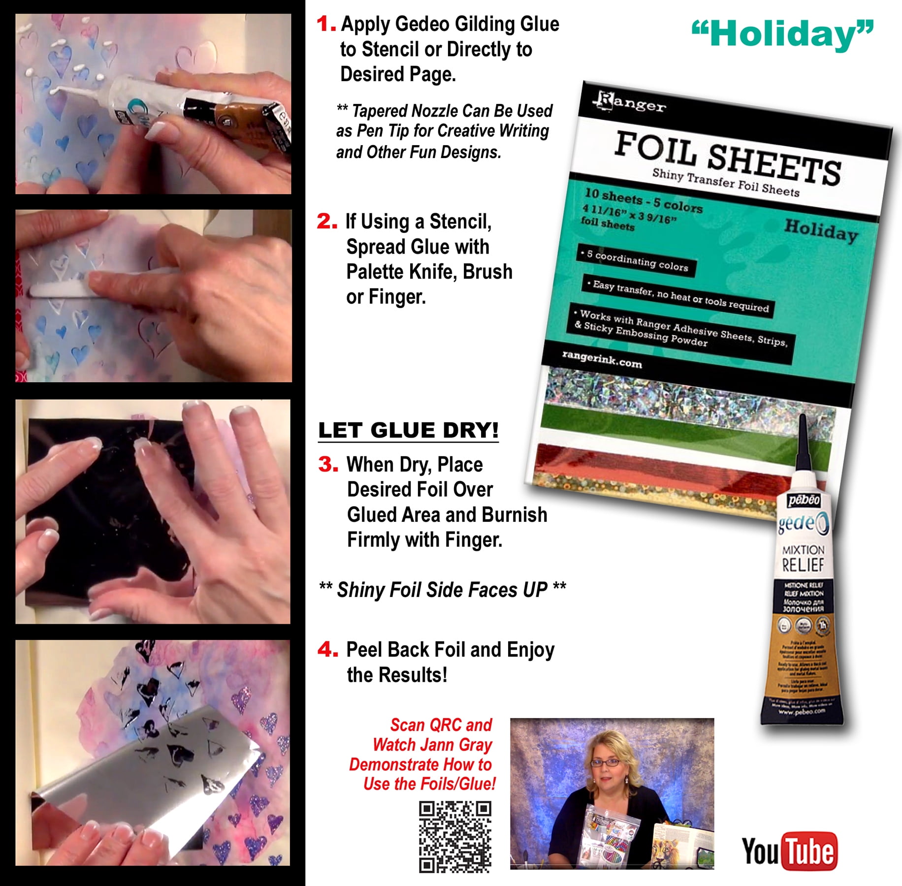 Holiday Foil Sheets (10 Sheets (Other)
