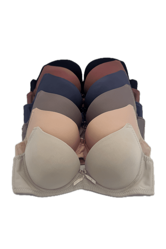 Holiday Gift 6 Packs ADD 2 Cup Maximum Lift Boost Cup Double Push Up Bra A/B/C