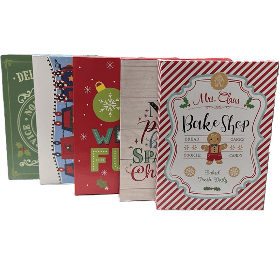 Holiday Gift Boxes Medium Size Set of 5 for Christmas