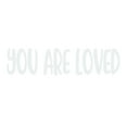 thumbnail image 1 of Holiday Gift Children You are Loved Beautiful Quotes & Sayings Wall Decal Decoration Positive Love Quote Vinyl Wall Art Decal Sticker Lasts Years and Easily Removable - Size: 34 in x 11 in, 1 of 3