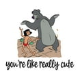 thumbnail image 1 of Holiday Gift Children You're like really Cute Adorable Cartoon Wall Decal Decoration Cute Friendship Inspirational Quote Decor Lasts Years and Easily Removable - Size: 12 in x 11 in, 1 of 3