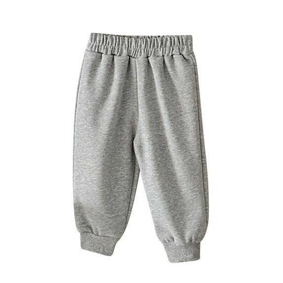 2-12Years Toddler Kids Boys And Girls Casual Sweatpants Fashion Solid Color Cute Trousers Pants Sweatpants