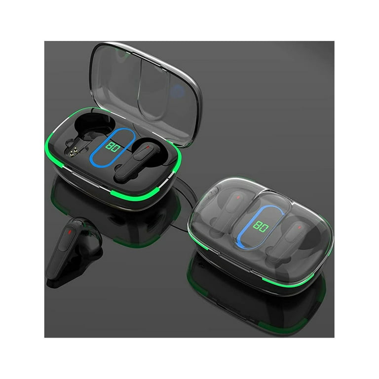Holiday Gift Finder 2024 Clearance Under 10 Wireless Bluetooth Headphones In Ear Stereo Earbuds Digital Charging Case Noise Cancelling Bass Bluetooth