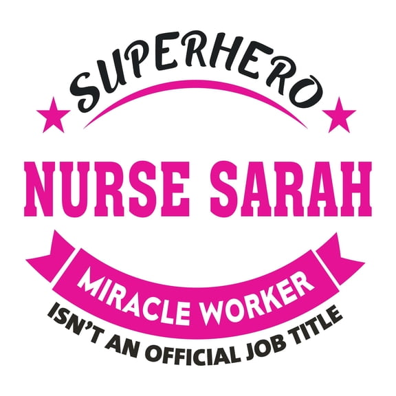 Holiday Gift Girls Superhero isn't an Official job title Cute Quotes & Sayings Wall Decal Superhero Nurse Motivational Vinyl Wall Decal Lasts Years and Easily Removable - Size: 12 in x 12 in