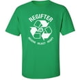 thumbnail image 1 of Holiday Gift - Receive, Reject, "Regift" Short Sleeve T-Shirt in Green, 1 of 1