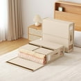 thumbnail image 1 of Holiday Gifts! Boovnll Under Bed Storage Containers, 13x15x5" Large Capacity Linen Underbed Storage for Blankets Towels Comforter Sweaters Pillows Sheets, Under Bed Storage, 1 of 6