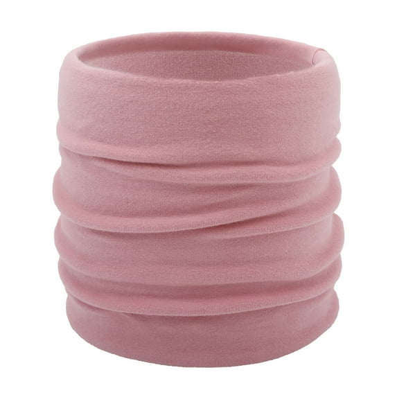 Holiday Gifts! Titcea Neck Gaiter Women Cotton Solid Color Wind Protection Fleece Winter Neck Warmer Thick Scarf for Women