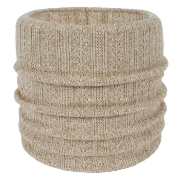 Holiday Gifts! Titcea Neck Gaiter Women Cotton Solid Color Wind Protection Fleece Winter Neck Warmer Thick Scarf for Women