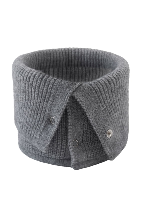 Holiday Gifts! Titcea Neck Gaiter Women Knitted Buttons Solid Color Wind Protection Fleece Pullover Winter Neck Warmer Thick Scarf for Women