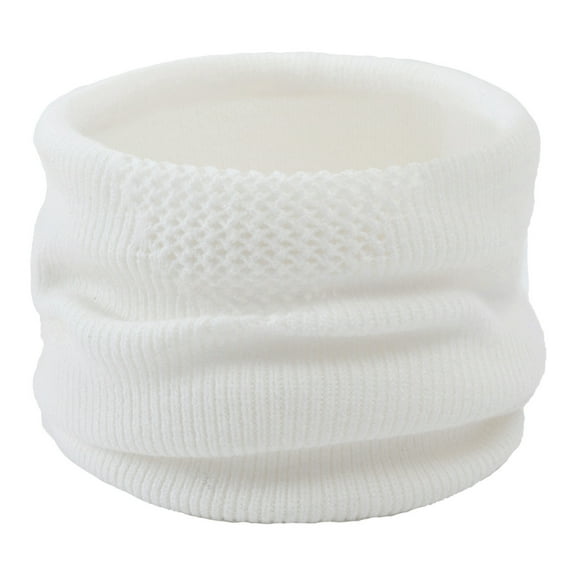 Holiday Gifts! Titcea Neck Gaiter Women Knitted Solid Color Wind Protection Fleece Pullover Winter Neck Warmer Thick Scarf for Women