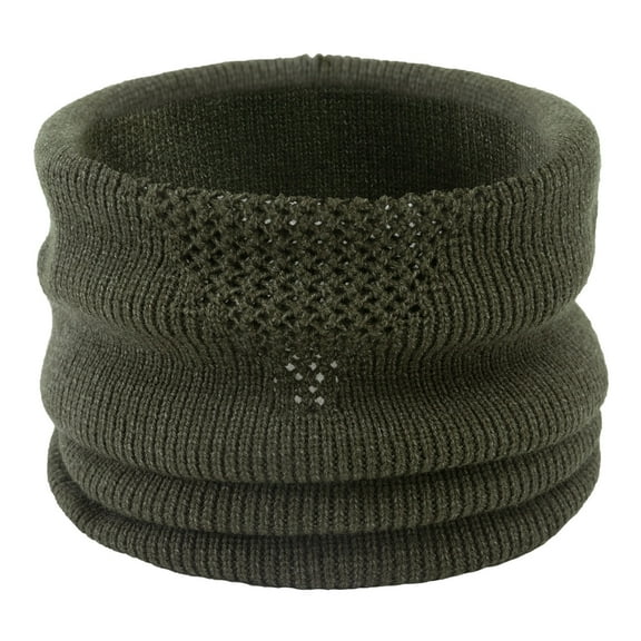 Holiday Gifts! Titcea Neck Gaiter Women Knitted Solid Color Wind Protection Fleece Pullover Winter Neck Warmer Thick Scarf for Women