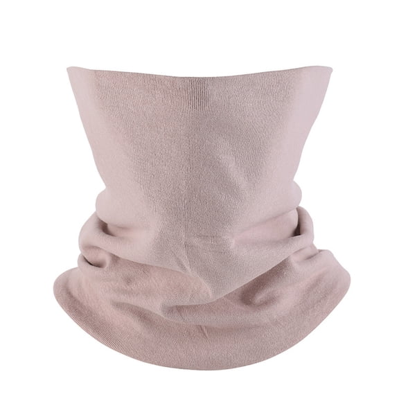 Holiday Gifts! Titcea Neck Gaiter Women Solid Color Wind Protection Face Cover Fleece Winter Neck Warmer Thick Scarf for Women