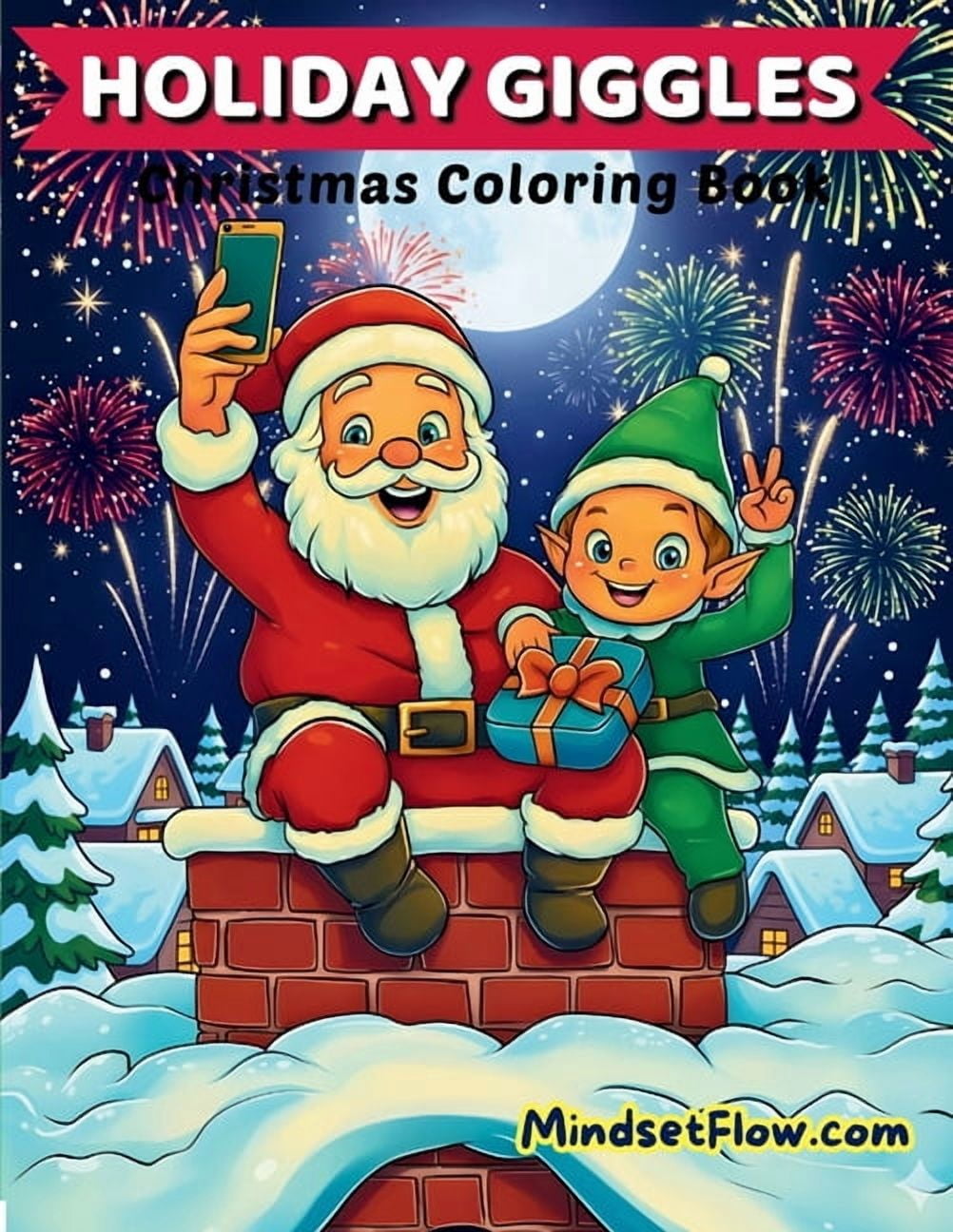 Holiday Giggles: Christmas Coloring Book, (Paperback)