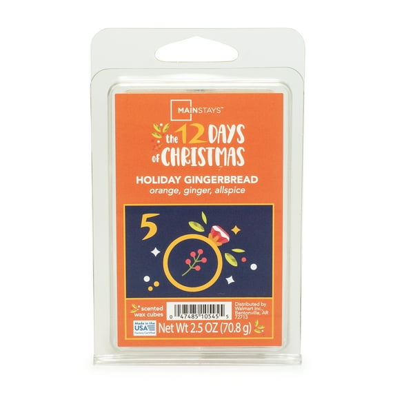Mainstays Holiday Gingerbread Scent Wax Melt, 2.5 oz.