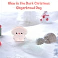 thumbnail image 1 of Orange Glowing Gingerbread Dog Charm Festive Micro Landscape Decor 1 Piece, 1 of 5