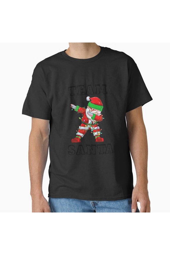 Holiday Giver Team Dab Crew Family Festive Matching Graphic Fun Unisex T-Shirt, up to size 5XL