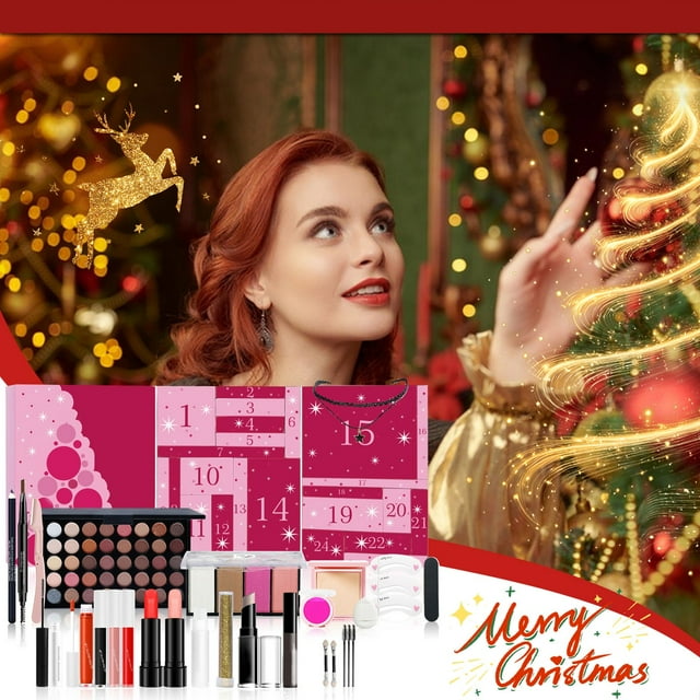 Holiday Glow Advent Calendar with Surprise Beauty Products 24 Days of