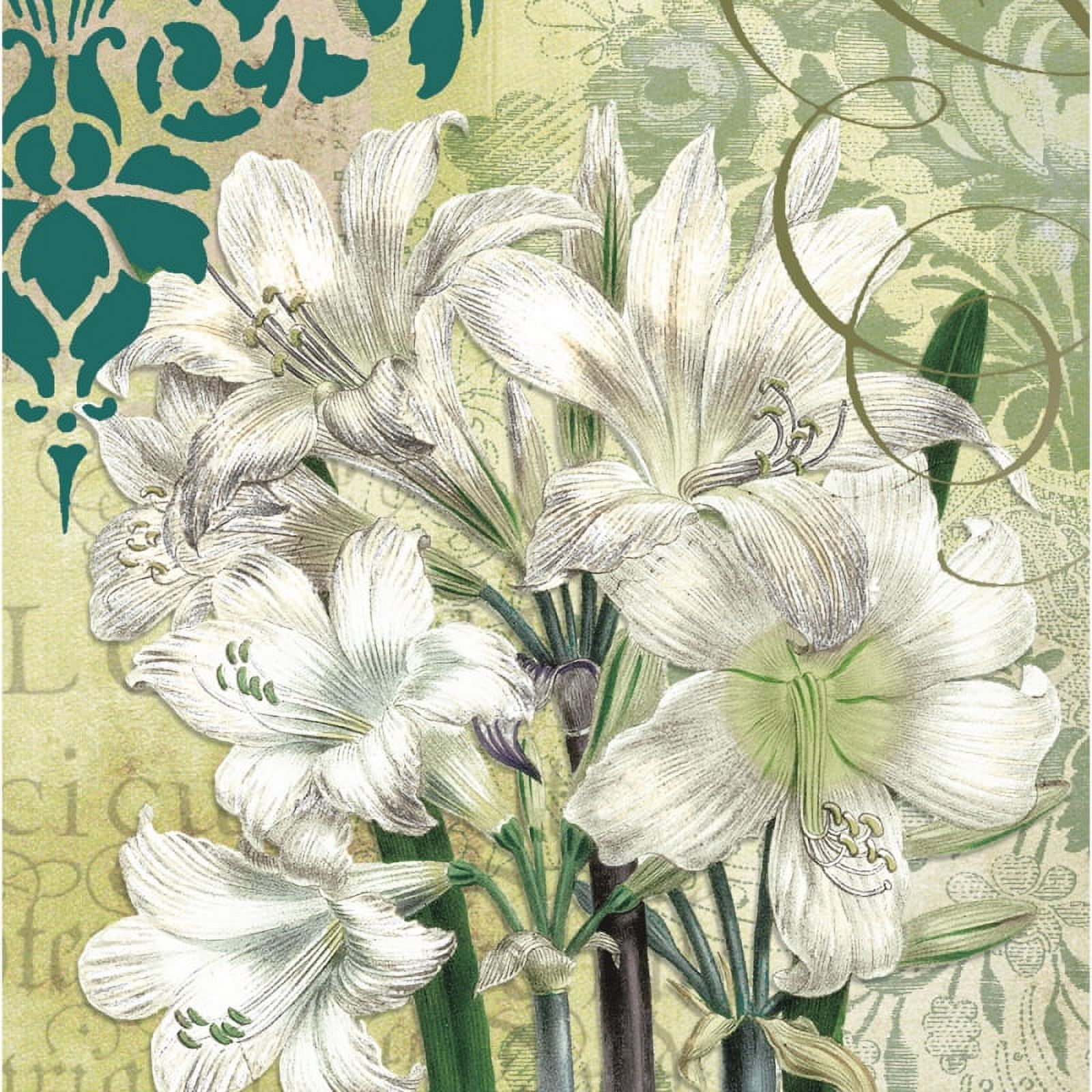 Holiday Greenery Paper Luncheon Napkin