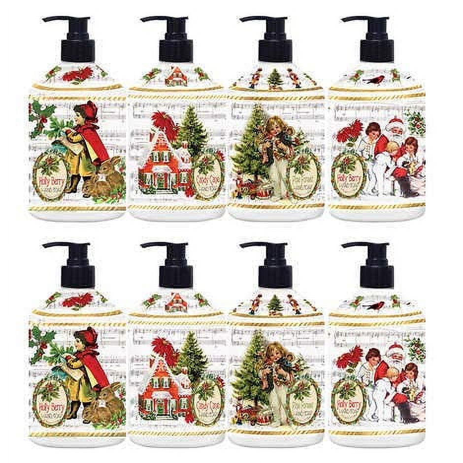 Holiday Greetings Hand Soap, 8Pack 21.5 Fl Oz Bottles
