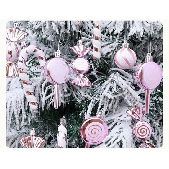 Holiday Hanging Balls - 18 Pieces of Christmas Ball Christmas Pendant Gift Box Set Christmas Tree Accessories Decoration Christmas Decorations