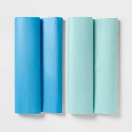 Holiday Hanukkah Decor Tissues - 8ct Blue Sage