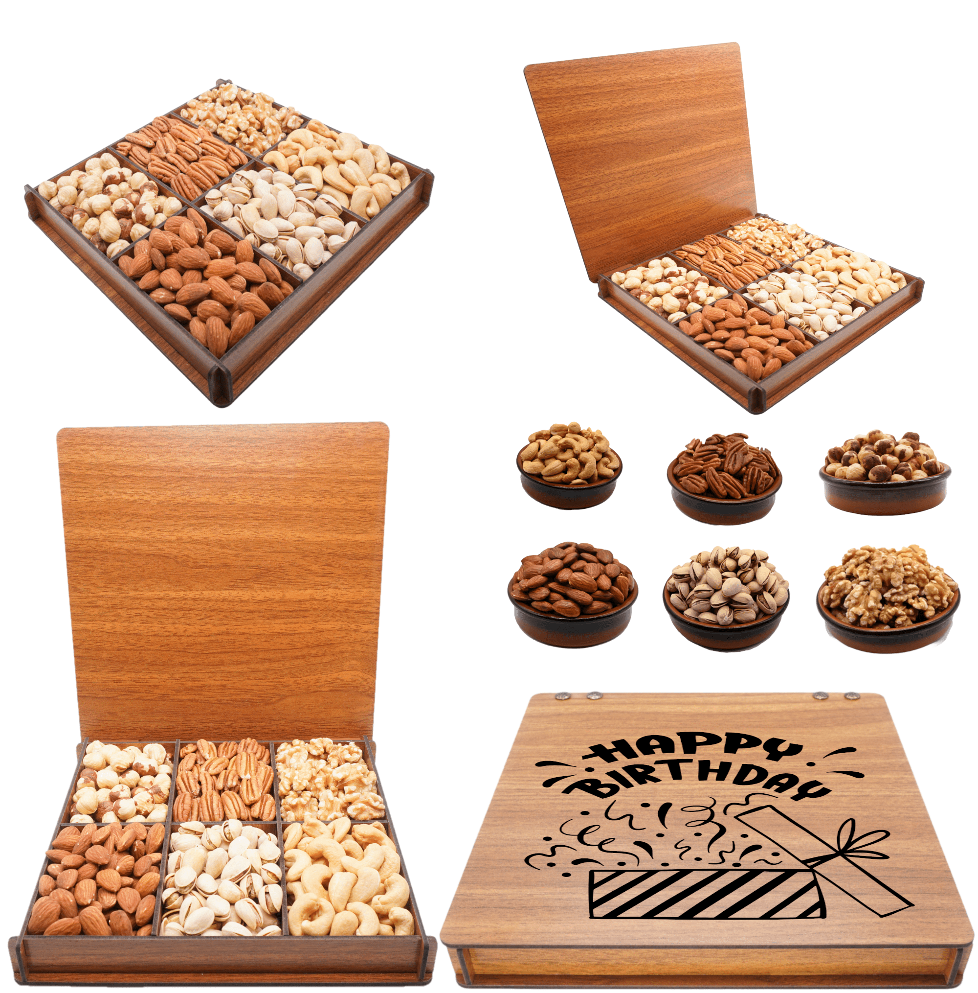 Holiday, Healthy Box for Mothers, Snack Boxes, Birthday Nut Gift Baskets, Secret Garden's