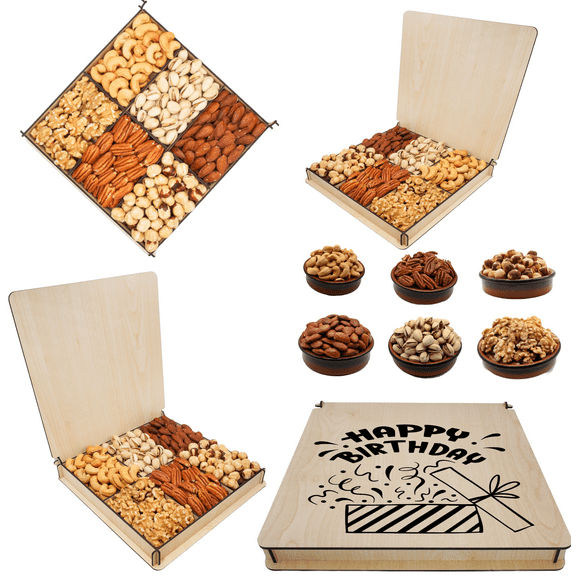 Holiday, Healthy Box for Mothers, Snack Boxes, Birthday Nut Gift Baskets, Secret Garden's