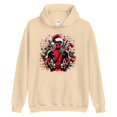 thumbnail image 1 of Holiday Hero Graphic Hoodie, Superhero Xmas Design, 1 of 2