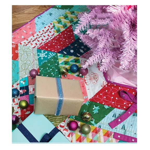 Holiday Hexagon Tree Skirt Pattern by Angela Pingel Designs