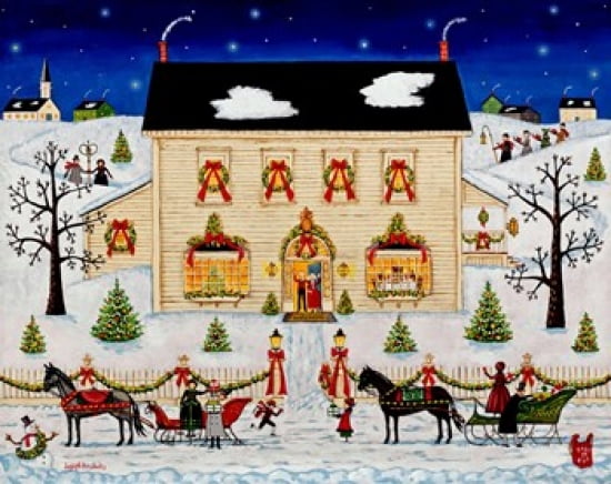 Holiday House Canvas Art - Joseph Holodook (28 x 23)