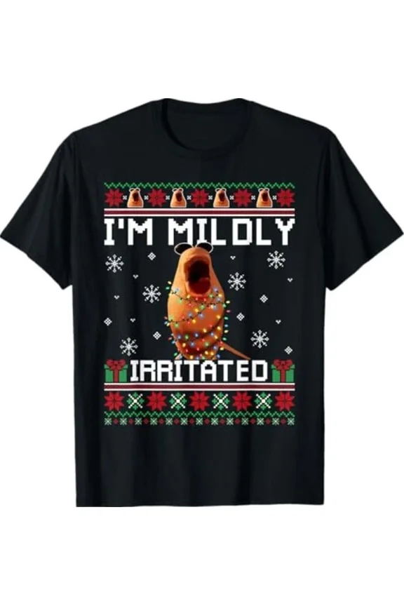Holiday I’m Mildly Irritated Marcus The Worm Funny Meme Winter Unisex T-Shirt up to size 5XL