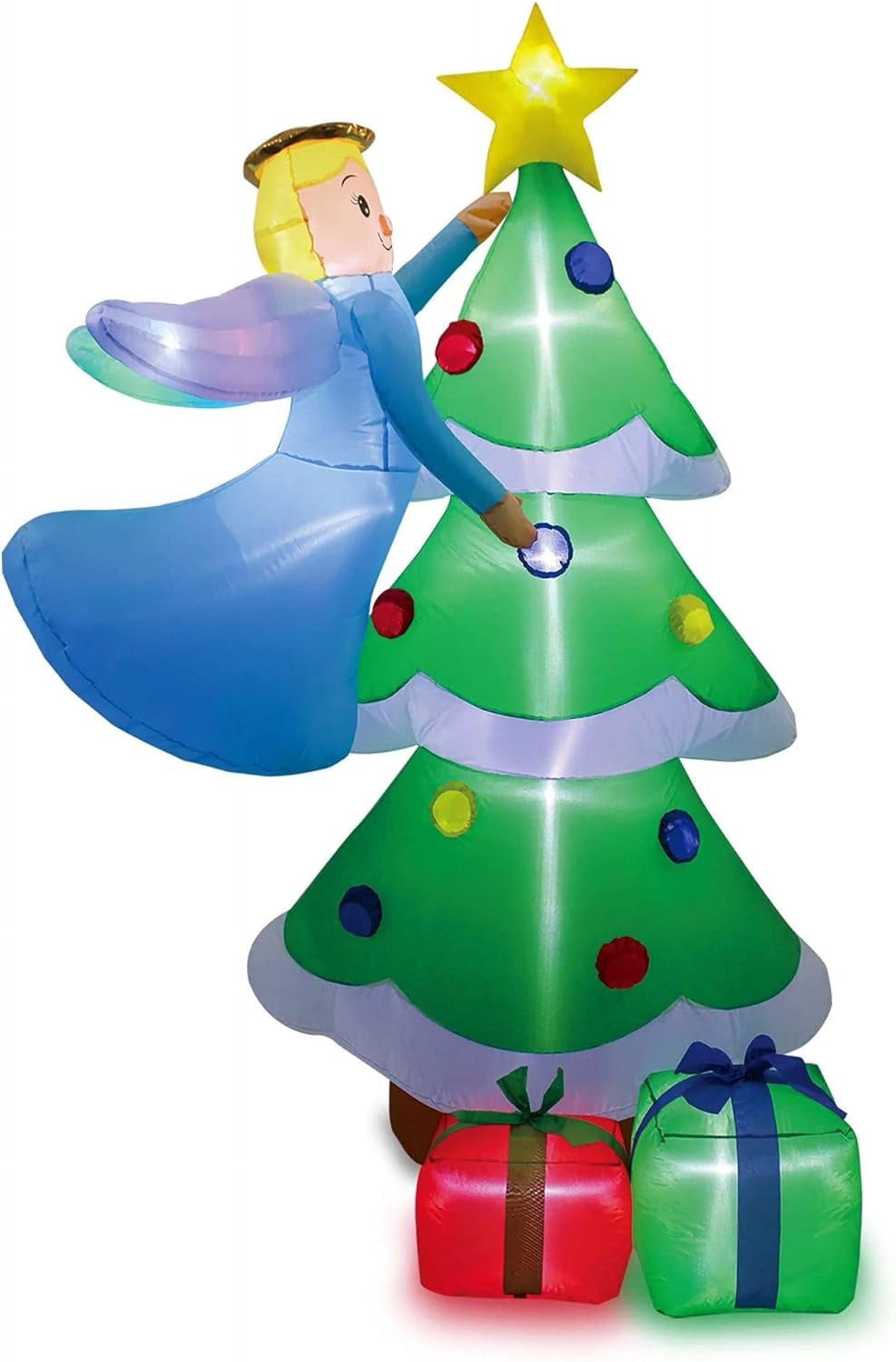 Holiday Inflatable - Flying Angel Decorating Tree (6.5 ft. Tall ...