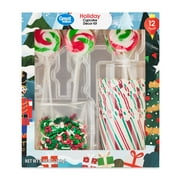 Great Value Holiday Cupcake Decor Kit, 8.08 oz, 12 Count
