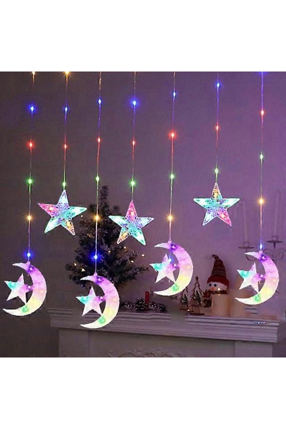 Holiday LED String Light Fairy Colorful Light 8 Modes EU plug Outdoor Garden Wedding Home Room Christmas Decoration Lamp