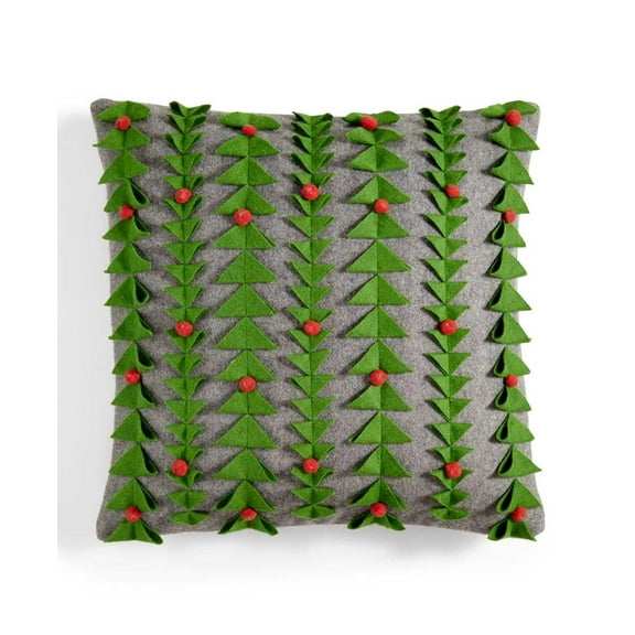 Holiday Lane 3d Felt Decorative Pillow