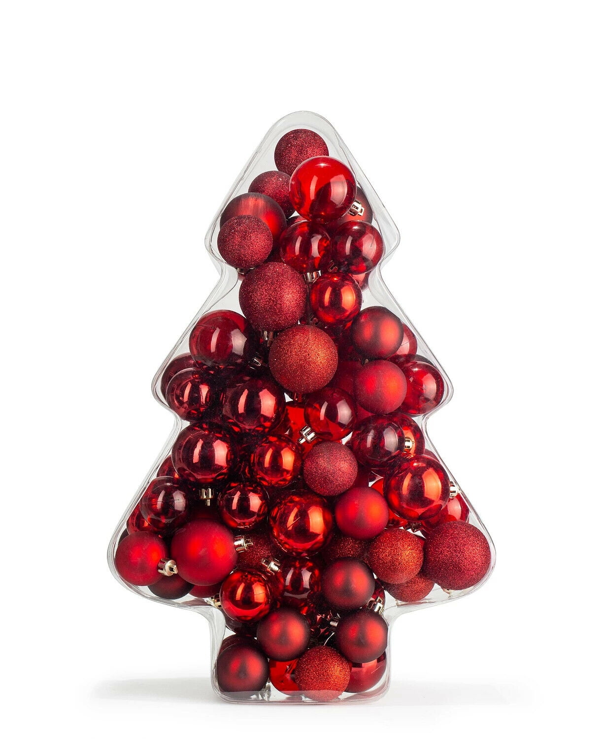 Visland 5PCS Clear Christmas Ball, 3.14 Inches Fillable Christmas  Ornaments, Clear Plastic Ornaments Filled with Pine Snow Berry for Craft 