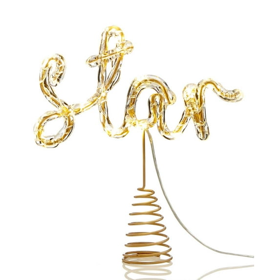 Holiday Lane Led Tree Topper Ornaments, Star