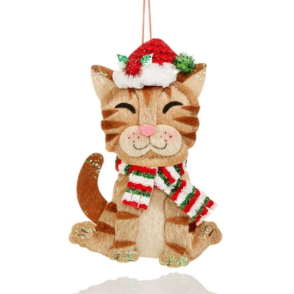 Holiday Lane Pets Smiling Cat Ornament