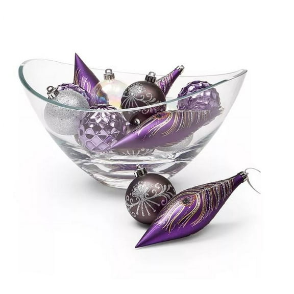 Holiday Lane Royal Holiday Set of 16 Shatterproof Ball & Drop Ornaments